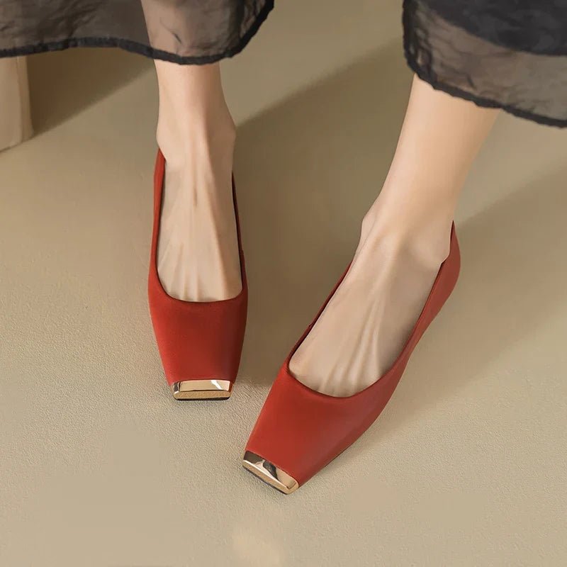 VIVIENNE LEATHER FLATS - ARDEN ROVE