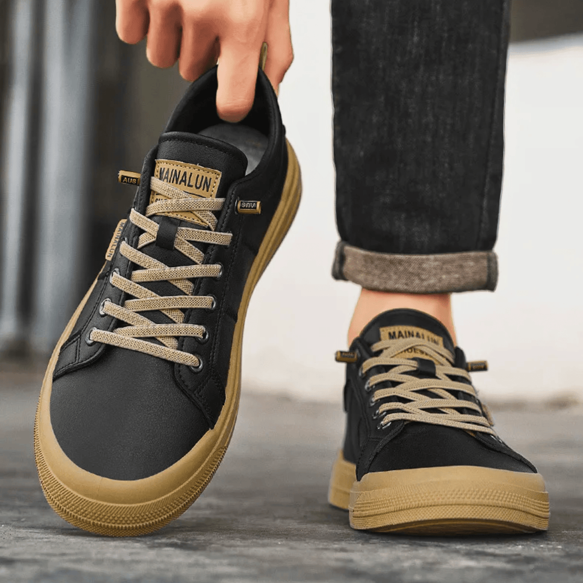 BELLANO LEATHER SNEAKERS