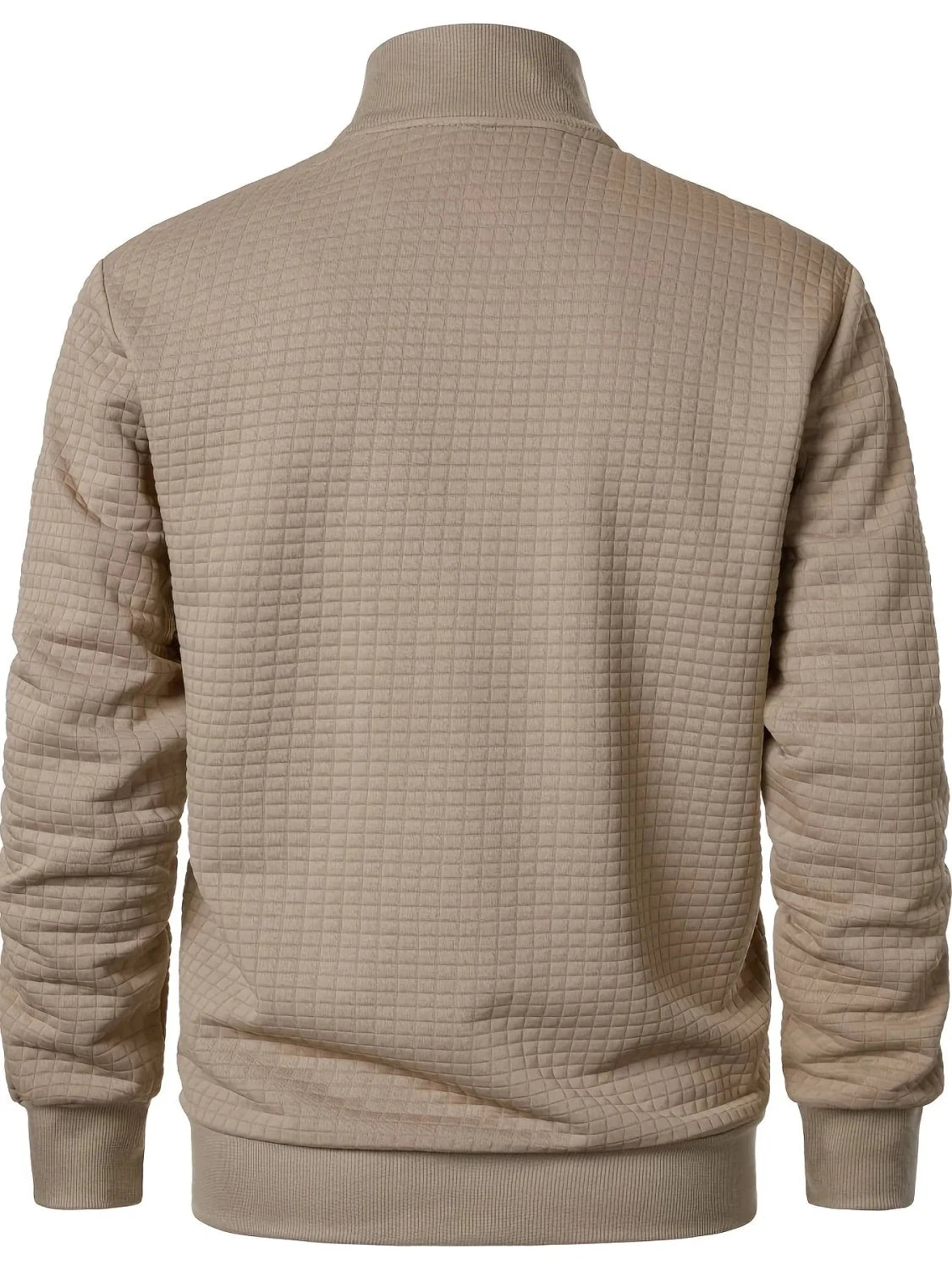William | Men's Quilted Stand Collar Jacket - ARDEN ROVE