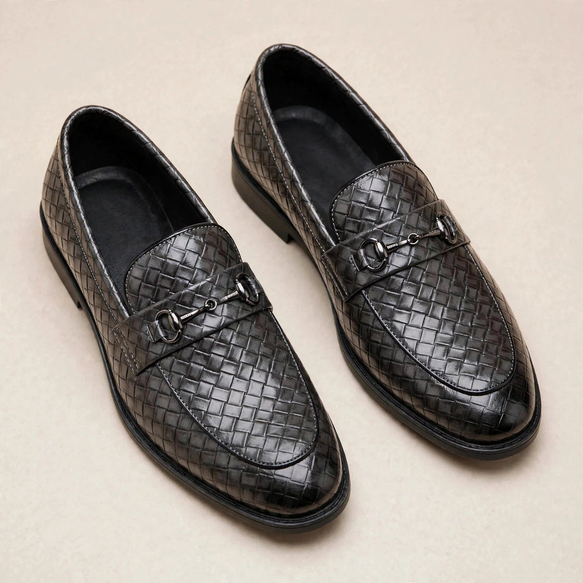 Elaric hästsko-loafers i läder