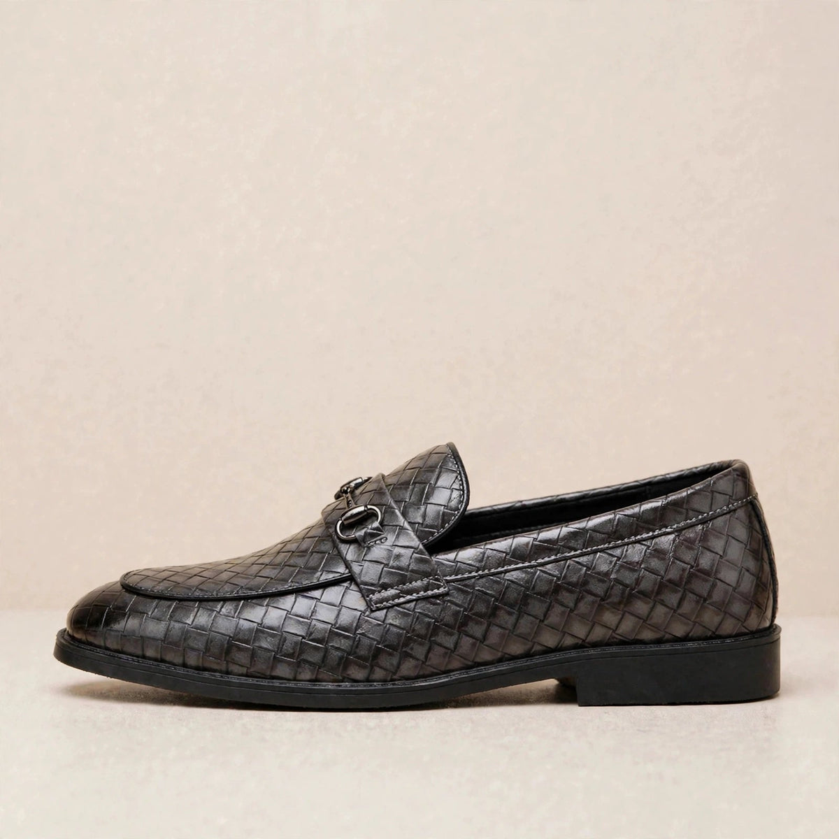 Elaric hästsko-loafers i läder