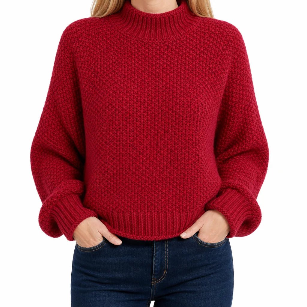 Wren | Women's Cowl Neck Knit Sweater - ARDEN ROVE