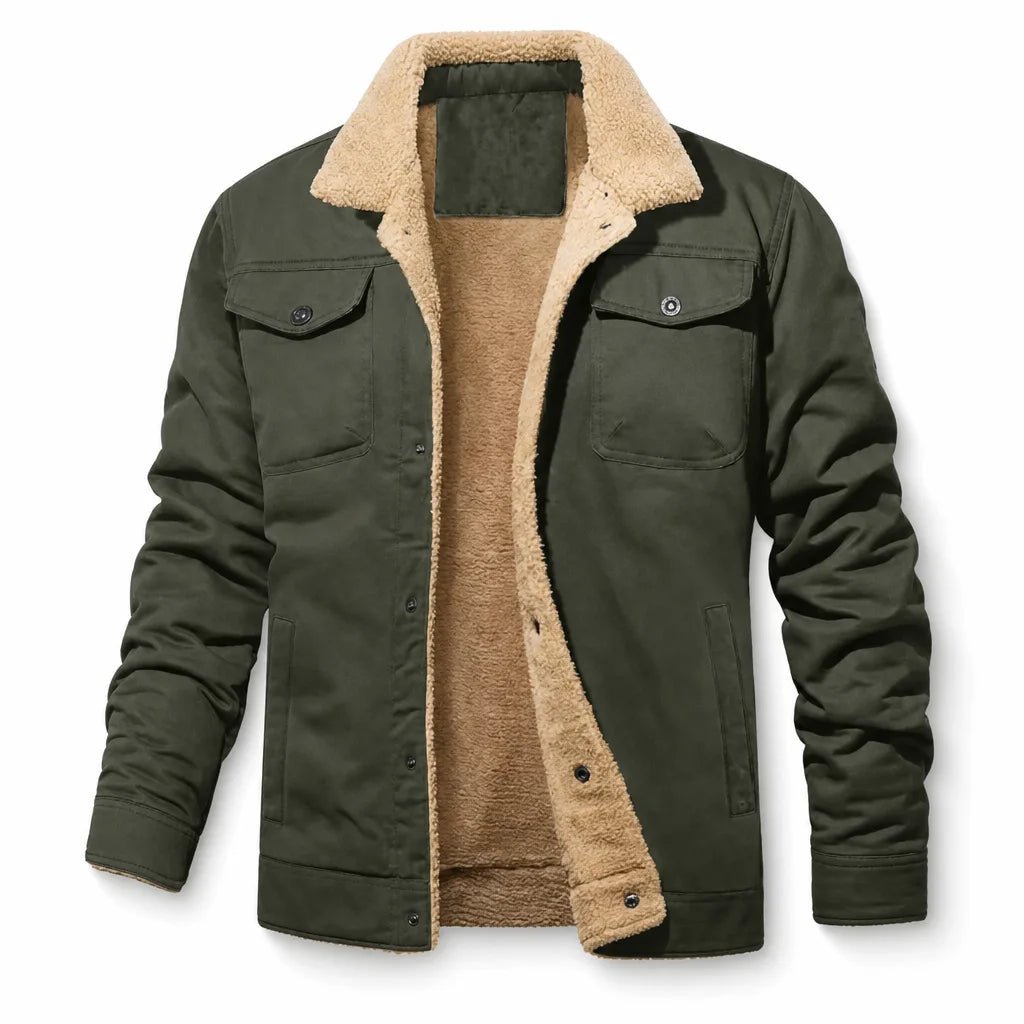 Wyche | Men's Sherpa Lined Bomber Jacket - ARDEN ROVE