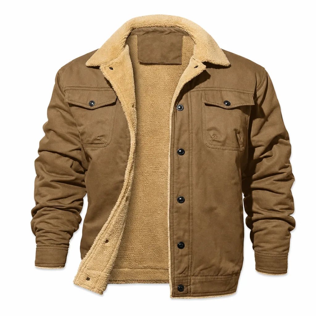 Wyche | Men's Sherpa Lined Bomber Jacket - ARDEN ROVE