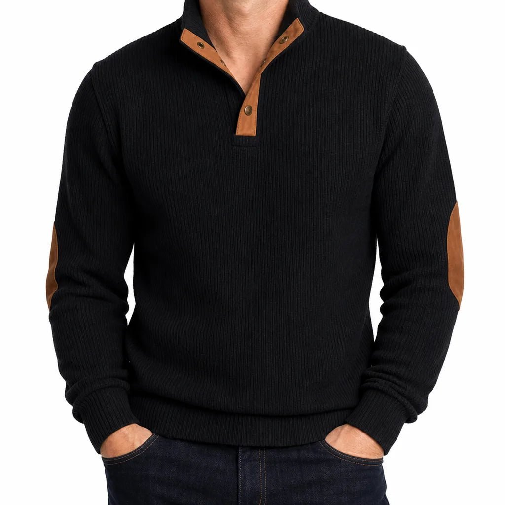 Wyler | Men's Buttoned Knit Sweater - ARDEN ROVE