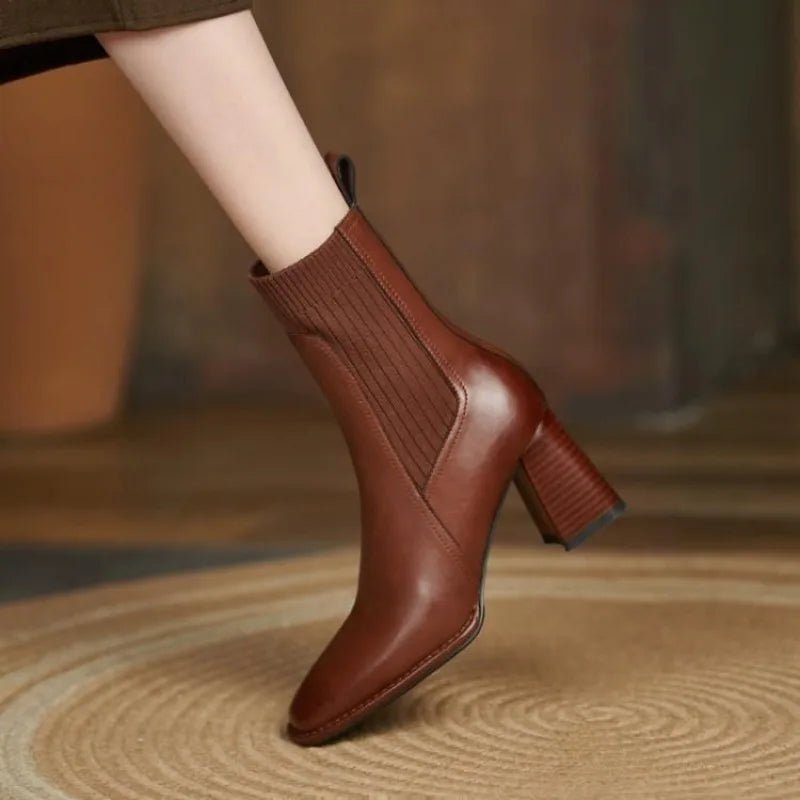 Zera Leather Ankle Boot - ARDEN ROVE